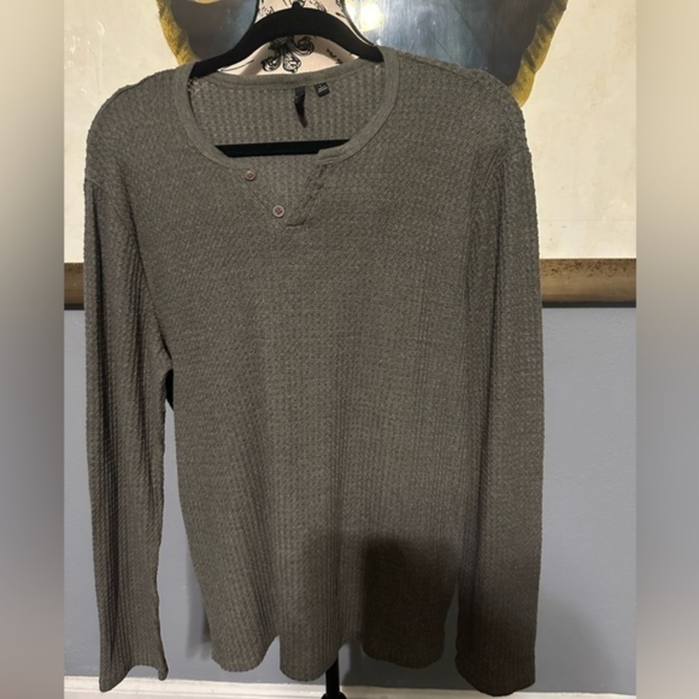 Joe's Jeans waffle knit knit long sleeve top. NWOT